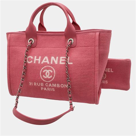 chanel deauville small tote|chanel canvas tote 2021.